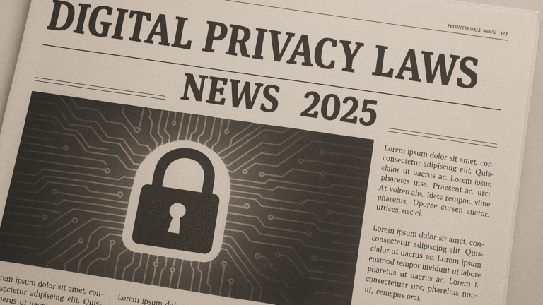 Digital Privacy Laws News 2025