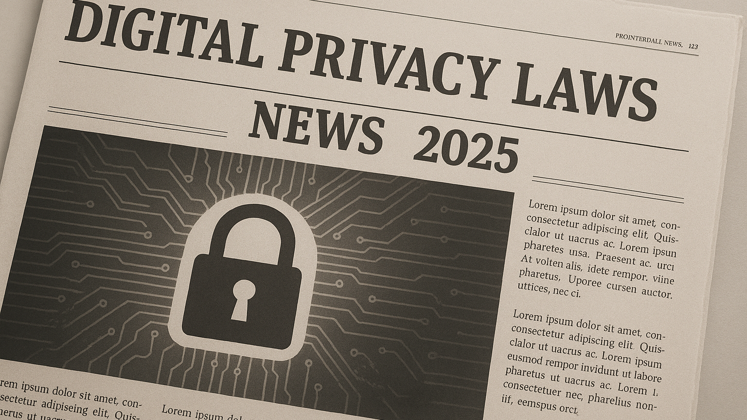 Digital Privacy Laws News 2025