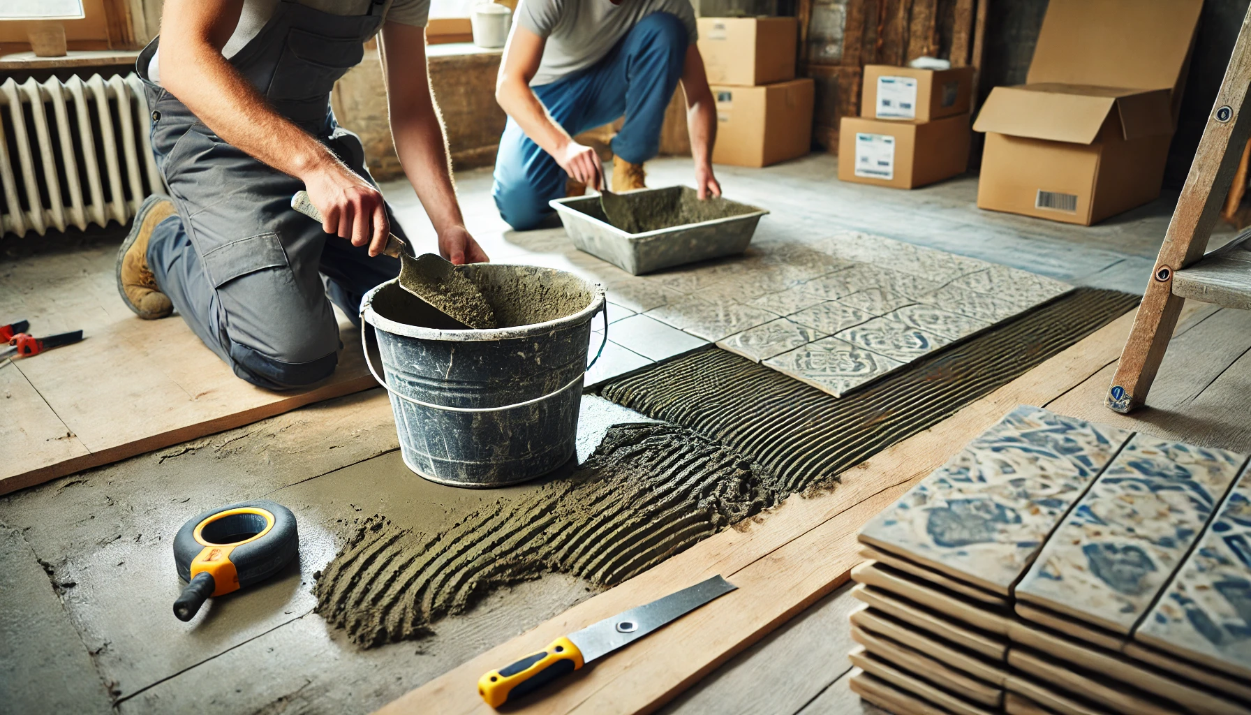 Cement and Adhesive in Tile Installation