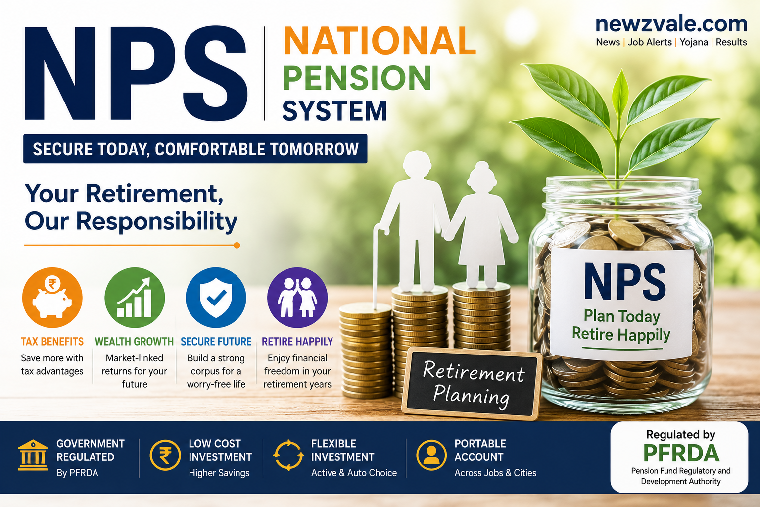National Pension System Guide NPS Tier 1 vs Tier 2 NPS Tax Benefits NPS Registration Process Retirement Planning in India